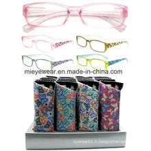 Lunettes de lecture en plastique pour dames (MRP21680)